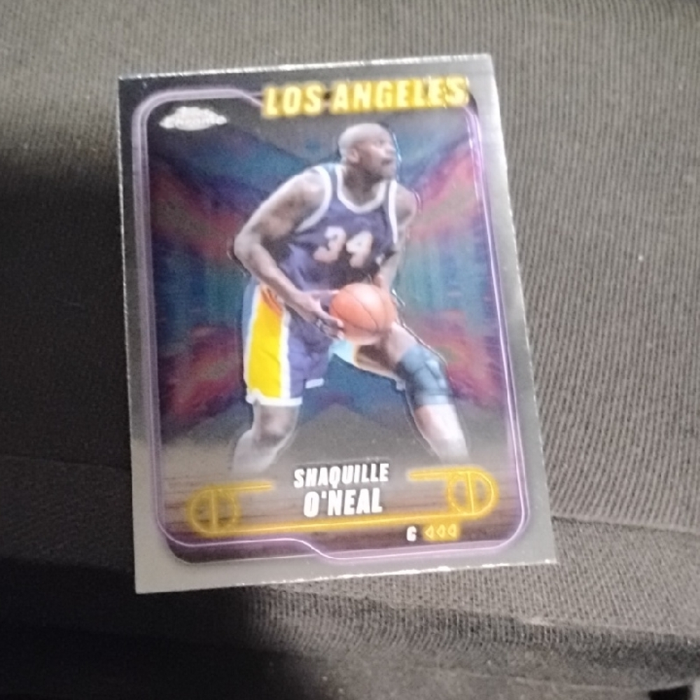 Topps Los Angeles Basketball Card - Purple and Yellow